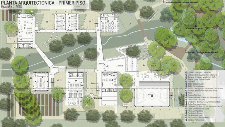 planta arquitectonica primer piso