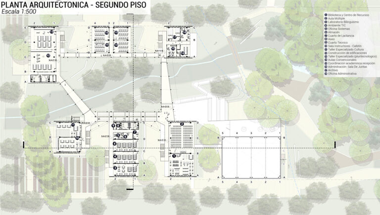 planta arquitectonica segundo piso